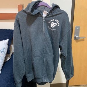 Transwest zip-up hoodie